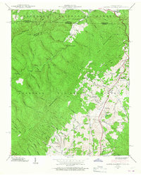 Download a high-resolution, GPS-compatible USGS topo map for Laurel Bloomery, TN (1967 edition)
