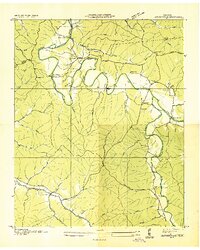 preview thumbnail of historical topo map of Wayne County, TN in 1936