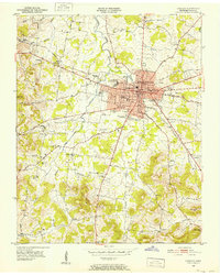 Download a high-resolution, GPS-compatible USGS topo map for Lebanon, TN (1952 edition)