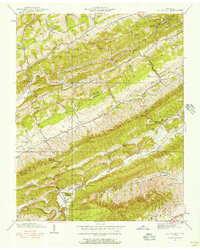 Download a high-resolution, GPS-compatible USGS topo map for Lee Valley, TN (1956 edition)