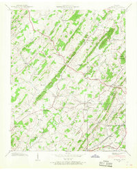 Download a high-resolution, GPS-compatible USGS topo map for Leesburg, TN (1968 edition)