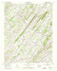 Download a high-resolution, GPS-compatible USGS topo map for Leesburg, TN (1972 edition)
