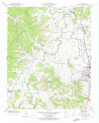 preview thumbnail of historical topo map of Williamson County, TN in 1946