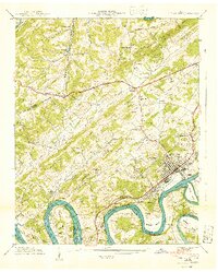 Download a high-resolution, GPS-compatible USGS topo map for Lenoir City, TN (1940 edition)