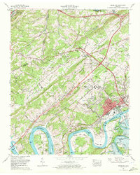 Download a high-resolution, GPS-compatible USGS topo map for Lenoir City, TN (1972 edition)