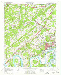 Download a high-resolution, GPS-compatible USGS topo map for Lenoir City, TN (1977 edition)