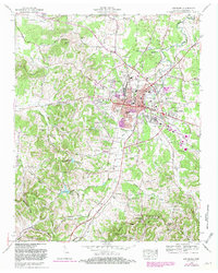 Download a high-resolution, GPS-compatible USGS topo map for Lewisburg, TN (1981 edition)