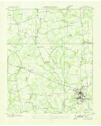 Download a high-resolution, GPS-compatible USGS topo map for Lexington, TN (1936 edition)