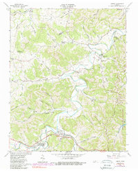 Download a high-resolution, GPS-compatible USGS topo map for Liberty, TN (1988 edition)