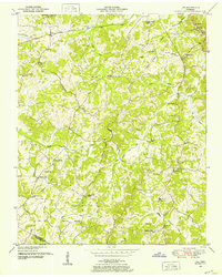preview thumbnail of historical topo map of Henderson County, TN in 1950