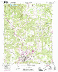 Download a high-resolution, GPS-compatible USGS topo map for Livingston, TN (1986 edition)