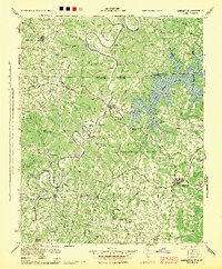Download a high-resolution, GPS-compatible USGS topo map for Livingston, TN (1944 edition)
