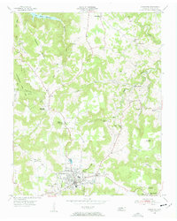 Download a high-resolution, GPS-compatible USGS topo map for Livingston, TN (1956 edition)