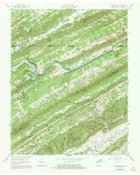 preview thumbnail of historical topo map of Hawkins County, TN in 1947