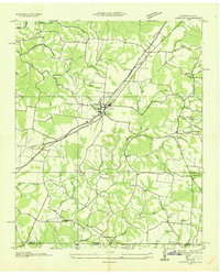 Download a high-resolution, GPS-compatible USGS topo map for Loretto, TN (1936 edition)