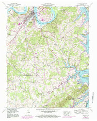 Download a high-resolution, GPS-compatible USGS topo map for Loudon, TN (1986 edition)