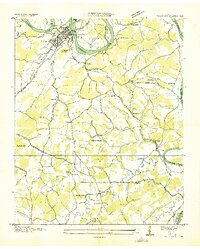 1936 Map of Loudon, TN