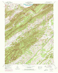 Download a high-resolution, GPS-compatible USGS topo map for Lovelace, TN (1972 edition)