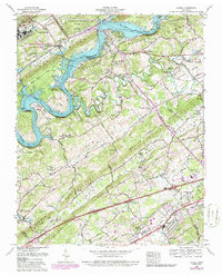 Download a high-resolution, GPS-compatible USGS topo map for Lovell, TN (1986 edition)
