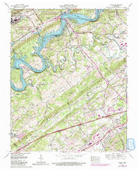 Download a high-resolution, GPS-compatible USGS topo map for Lovell, TN (1990 edition)