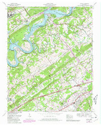 preview thumbnail of historical topo map of Knox County, TN in 1968