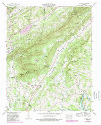 Download a high-resolution, GPS-compatible USGS topo map for Luttrell, TN (1988 edition)