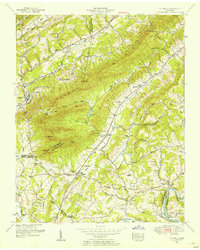 Download a high-resolution, GPS-compatible USGS topo map for Luttrell, TN (1954 edition)