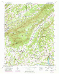 Download a high-resolution, GPS-compatible USGS topo map for Luttrell, TN (1978 edition)