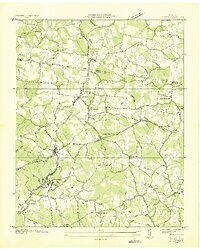 1936 Map of Lyles, TN