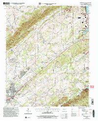 Download a high-resolution, GPS-compatible USGS topo map for Madisonville, TN (2004 edition)