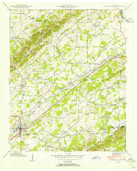 Download a high-resolution, GPS-compatible USGS topo map for Madisonville, TN (1954 edition)
