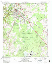 Download a high-resolution, GPS-compatible USGS topo map for Manchester, TN (1987 edition)