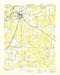 Download a high-resolution, GPS-compatible USGS topo map for Manchester, TN (1936 edition)