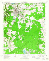 Download a high-resolution, GPS-compatible USGS topo map for Manchester, TN (1965 edition)