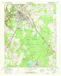 Download a high-resolution, GPS-compatible USGS topo map for Manchester, TN (1974 edition)