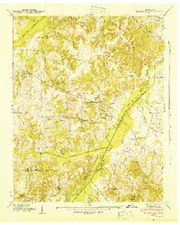 preview thumbnail of historical topo map of Henry County, TN in 1941