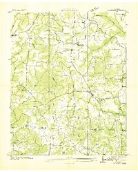 1936 Map of Henry County, TN