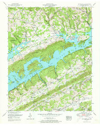 Download a high-resolution, GPS-compatible USGS topo map for Maynardville, TN (1973 edition)