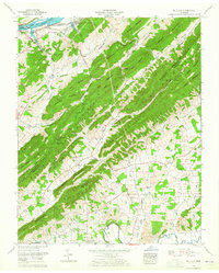 Download a high-resolution, GPS-compatible USGS topo map for Mc Cloud, TN (1965 edition)