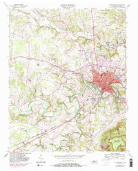 preview thumbnail of historical topo map of Warren County, TN in 1953