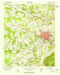preview thumbnail of historical topo map of Warren County, TN in 1953