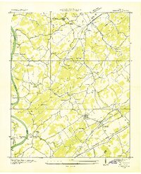 preview thumbnail of historical topo map of Loudon County, TN in 1935