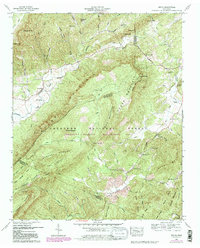 Download a high-resolution, GPS-compatible USGS topo map for Mecca, TN (1980 edition)