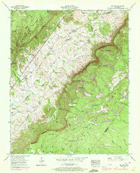 Download a high-resolution, GPS-compatible USGS topo map for Melvine, TN (1972 edition)