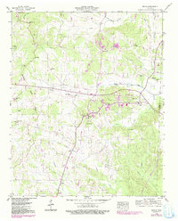 1949 Map of Michie, TN, 1991 Print