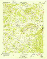 preview thumbnail of historical topo map of Michie, TN in 1952