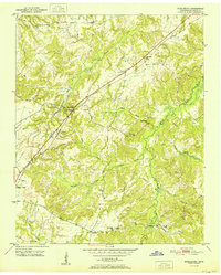 preview thumbnail of historical topo map of Hardeman County, TN in 1951