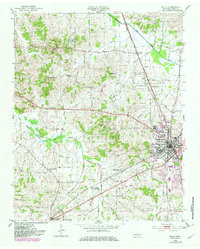 preview thumbnail of historical topo map of Milan, TN in 1952