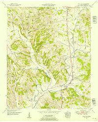 Download a high-resolution, GPS-compatible USGS topo map for Milky Way, TN (1954 edition)