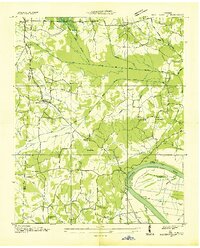 1936 Map of Milledgeville